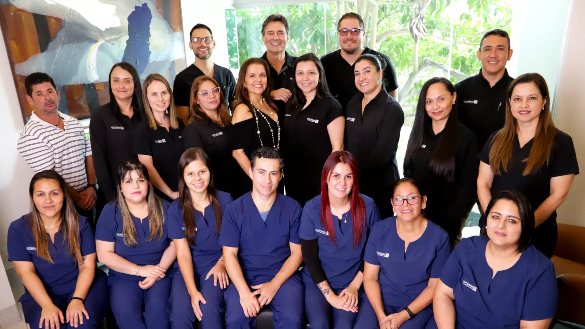 Mario Garita Costa Rica dental implants office 2023 complete staff
